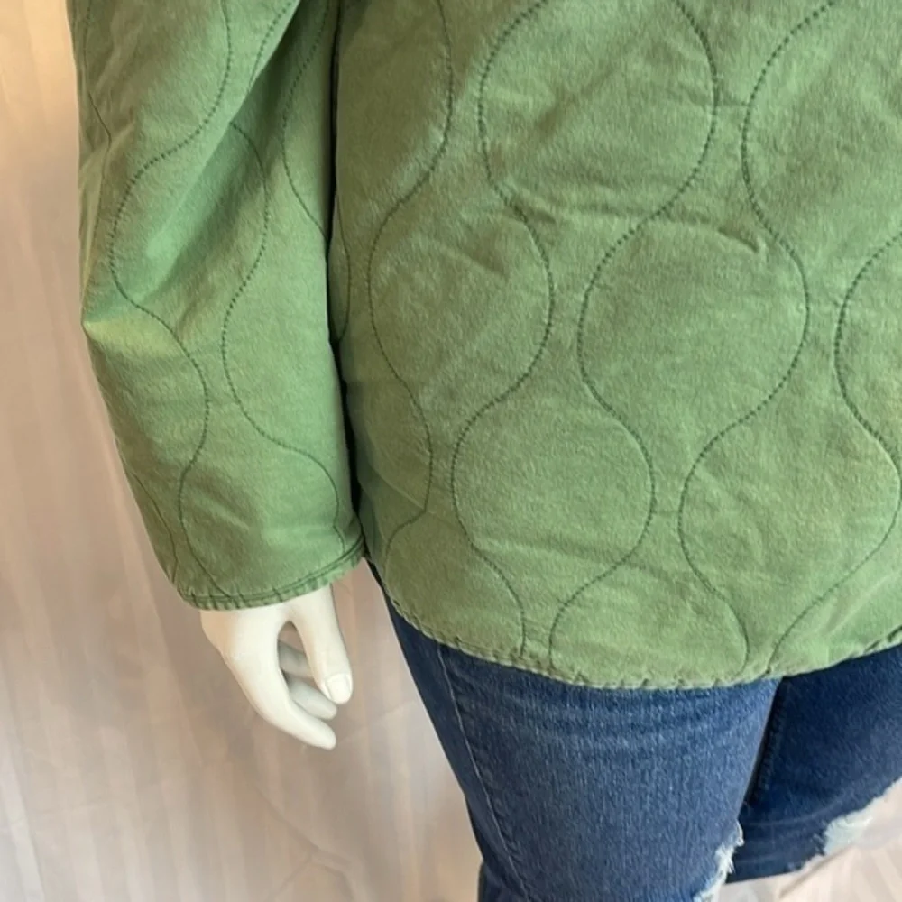 UNIVERSAL THREAD Soft Corduroy Zip Up Green Jacket‎ XXL Patch Pocket